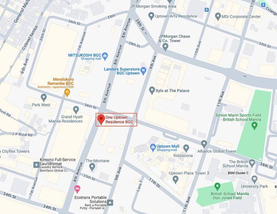 One Uptown Residences Bgc 따구익 외부 사진